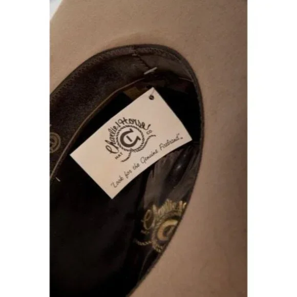 Vtg Charlie Horse Hat CO. Western Cowboy Style Cody Genuine Firebrand XXX 7 1/8